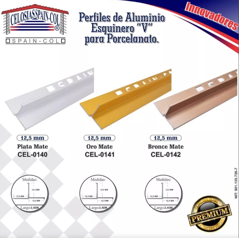 0140 PERFIL ALUMINIO